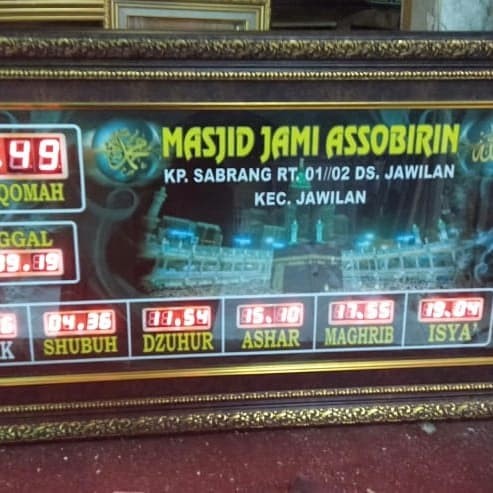 Jual Jam Digital Masjid Special Size Kota Bandung Adzan Watch