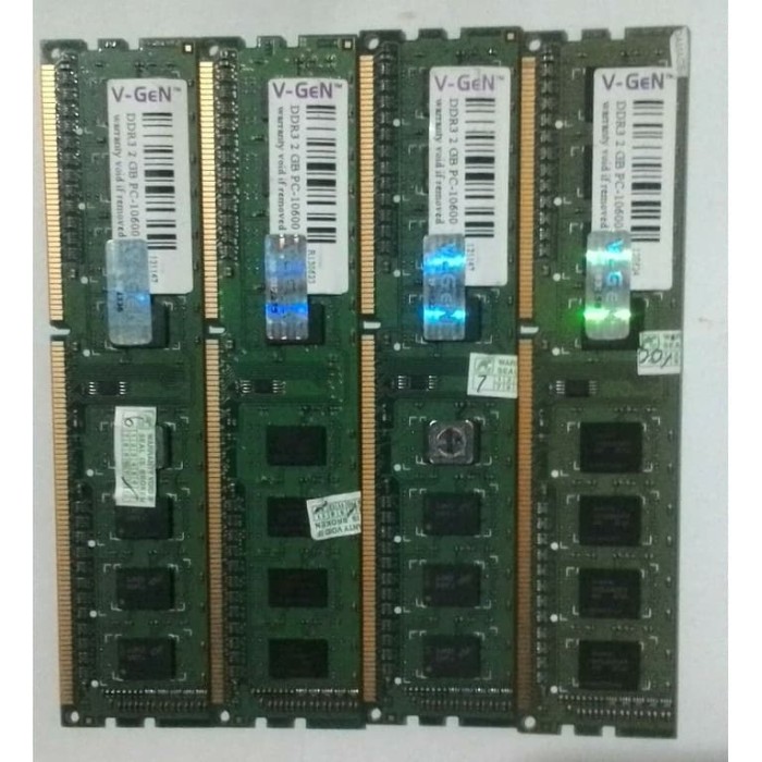 Jual Memory PC DDR3 2GB Vgen PC10600 / RAM Longdimm 2 GB V