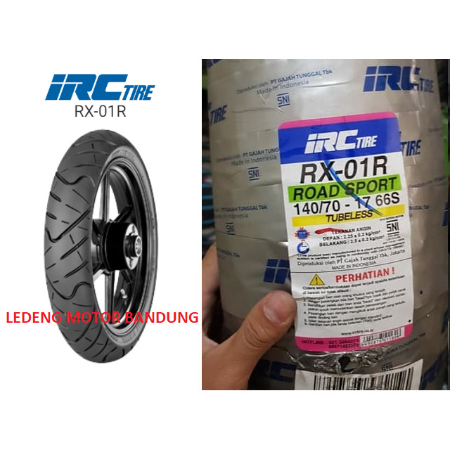 Jual IRC  140 70 17 RX 01 Rear Road  Winner  Ban  Tubeless 