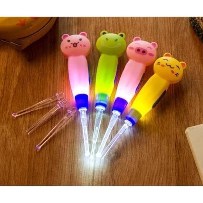 Jual Earpick Cartoon Korek Kuping Telinga Karakter Lampu ...