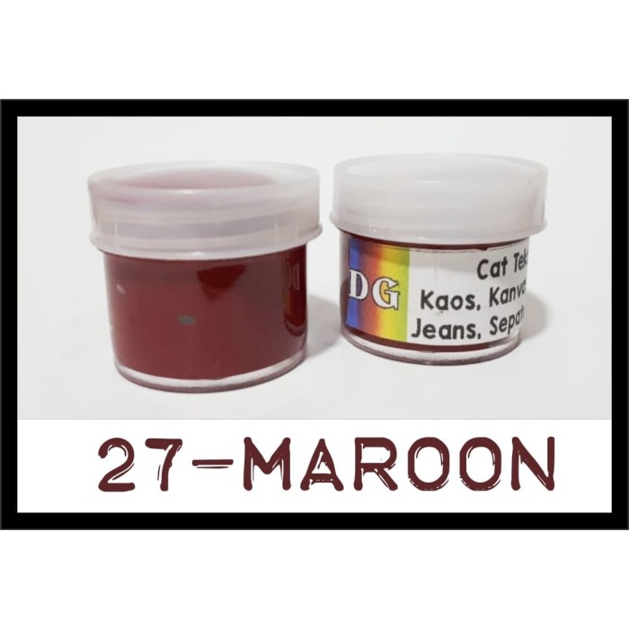 Jual warna MAROON Cat  Lukis  Kanvas  Tekstil utk 