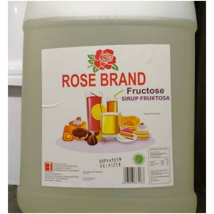 Jual Gula Cair Rosebrand 5kg / Gula Fructose Rose Brand