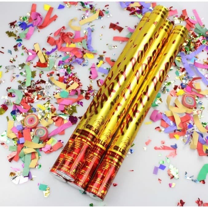 Jual party popper confetti 60cm - Kab. Bekasi - QUEENCUPCAKESS | Tokopedia