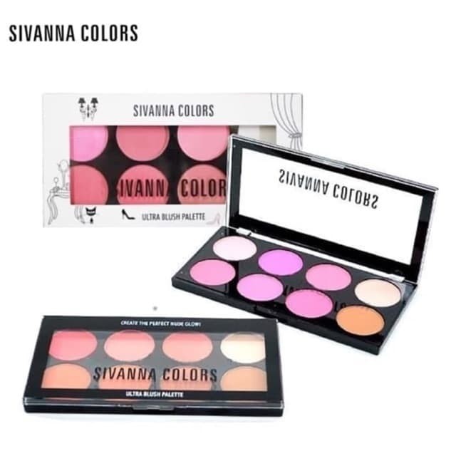 Foto Produk Sivanna Ultra Blush On Palette 8 Colors - No 2 dari Tictactoc