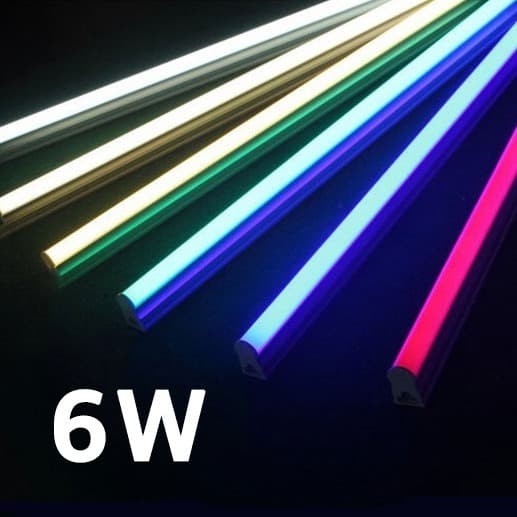 Jual Lampu  TL Neon T5 LED  6W 30cm Tube Warna  Warni  Putih 