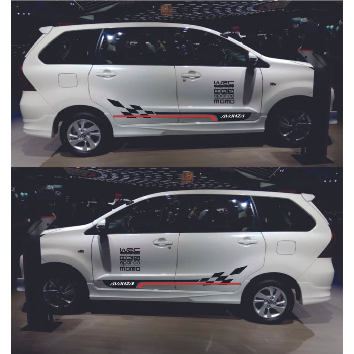 Jual Stiker Mobil Avanza Stiker All Mobil Toyota Avanza Ertiga