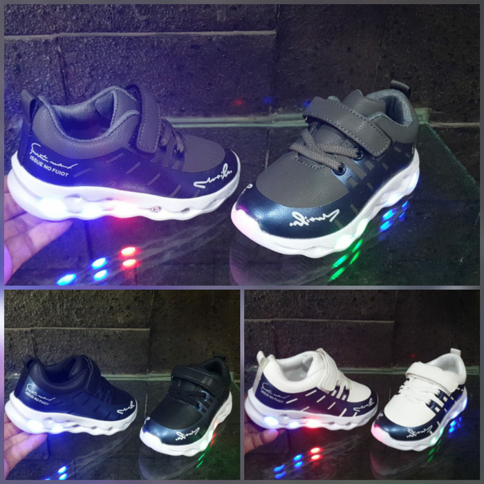 Jual Sepatu anak lampu LED sz 26-30 sepatu olahraga anak
