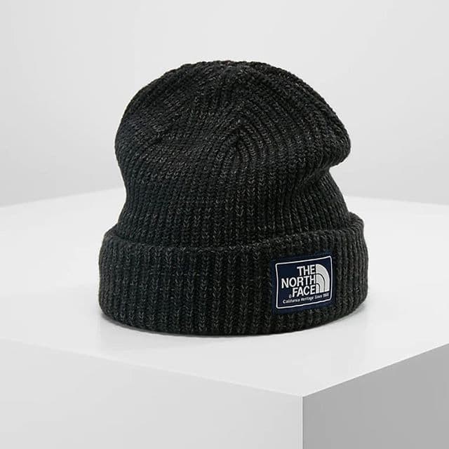 north face salty dog beanie grey