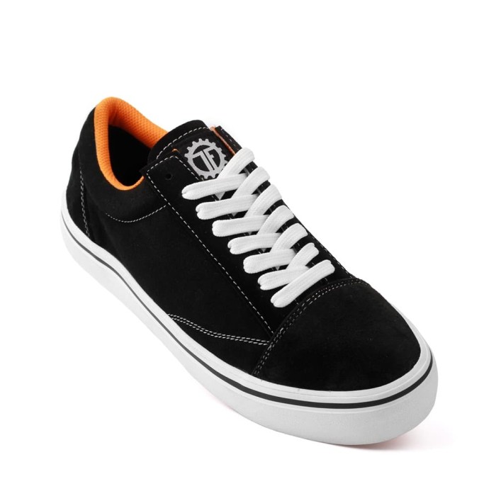 Promo Sepatu Sneakers Hitam Pria Casual Cowok Kasual