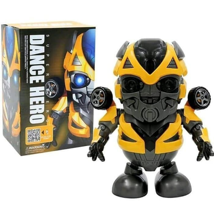 Jual Mainan  Anak  Robot Joget Dancing  Bumblebee Hero Dance  