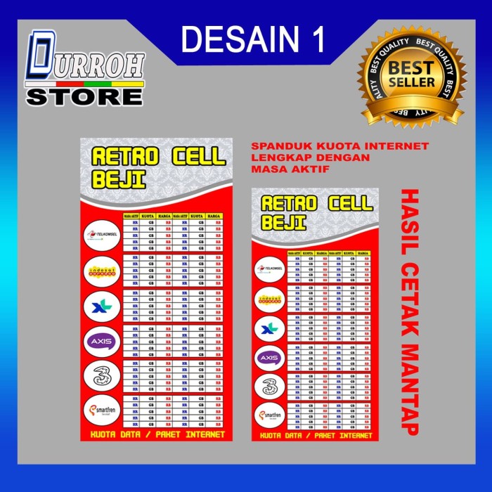 Download Desain Banner Jual Pulsa gambar spanduk