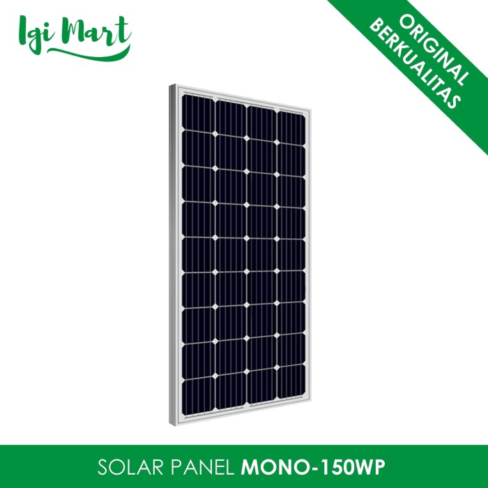 Jual Panel Surya Solar Panel Solar Module Venus 50wp Poly Kota Surabaya Warna Daya Tokopedia