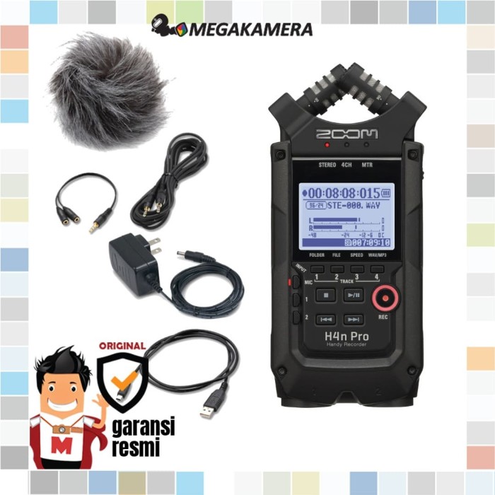 Jual Zoom H4n Pro Portable Audio Handy Recorder With APH4N