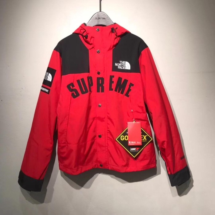 supreme the north face bandana mountain jacket red