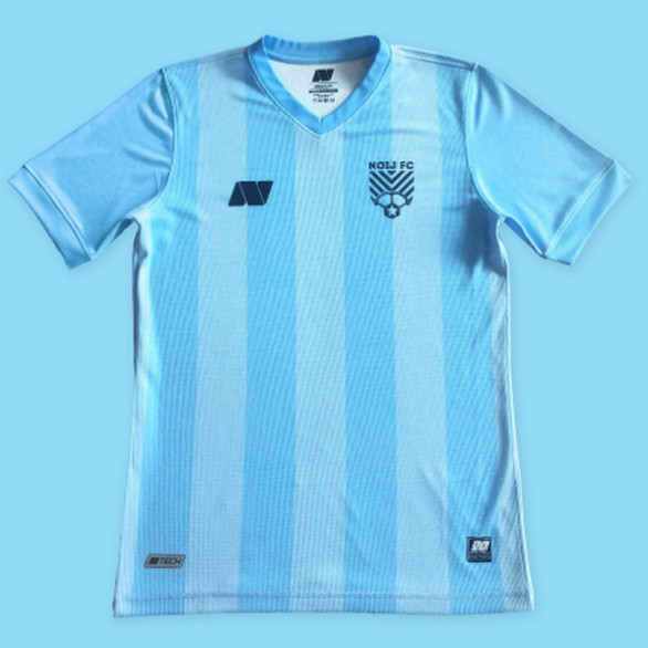 baby blue soccer jersey