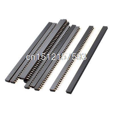 24 Pcs 40 Pin 2mm Pitch Double Row Straight Header Connector Strip Bar
