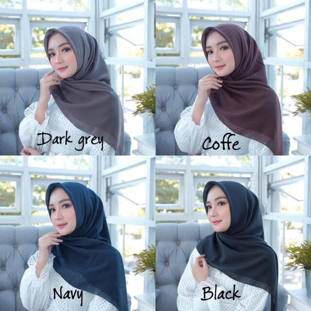 20 Inspirasi Gambar Jilbab Bella  Square  Warna  Cream 