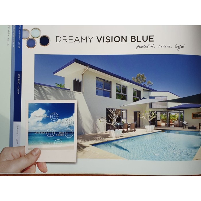 Jual Cat  Mowilex  Weathercoat Eksterior  W 1428 Blue Celeste 