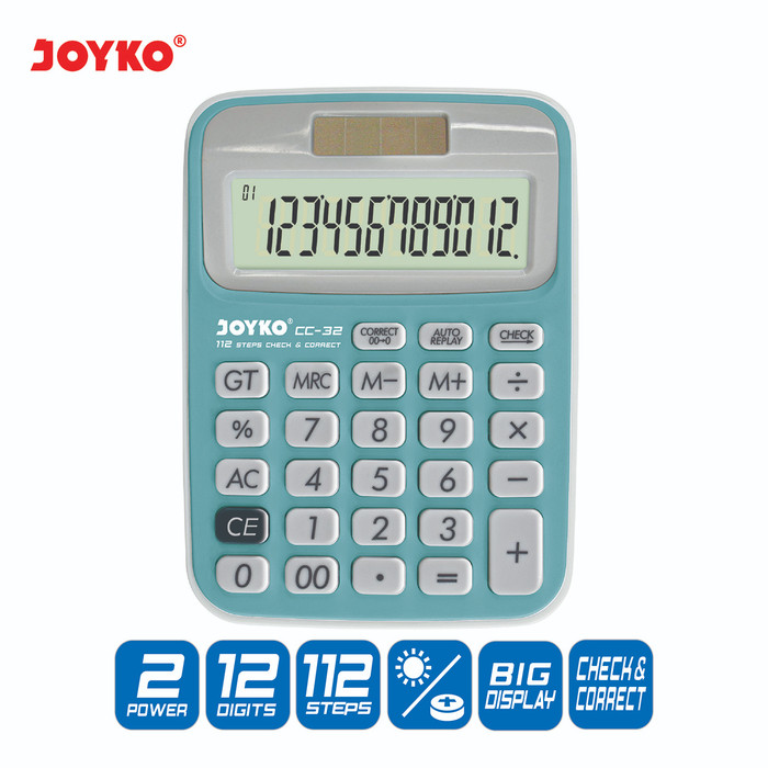 Jual Calculator / Kal   kulator Joyko CC-32 / 12 Digits