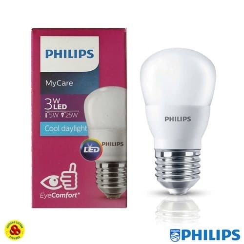 Jual PHILIPS  Lampu  LED  MyCare  3W Putih Bohlam LED  Bulb My 