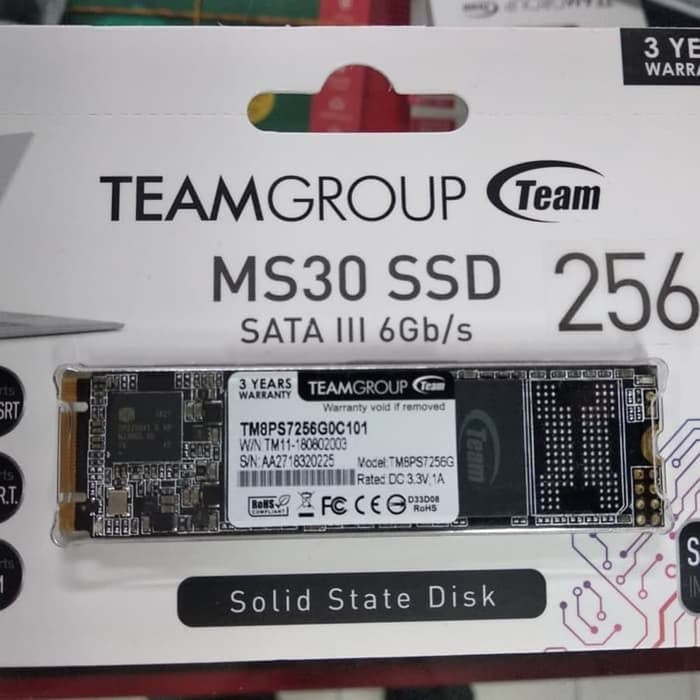 Jual SSD Team M.2 2280 MS30 256GB - 256 GB M2 Sata 3