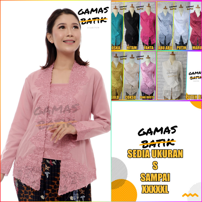 Jual KEBAYA ENCIM KUTUBARU BORDIR MODERN TERMURAH SAMPAI