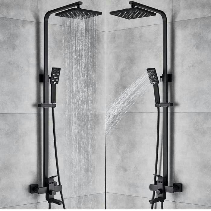 Jual shower tiang panas dingin /shower coulumn stainless minimalis