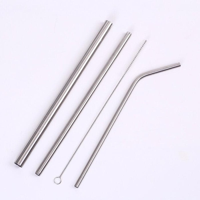 Jual PAKET MURAH Sedotan Stainless Set SILVER Jakarta Jual PAKET MURAH Sedotan Stainless Set SILVER Jakarta