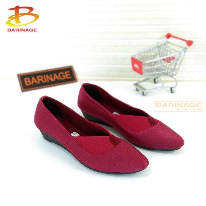 maroon ballerina shoes