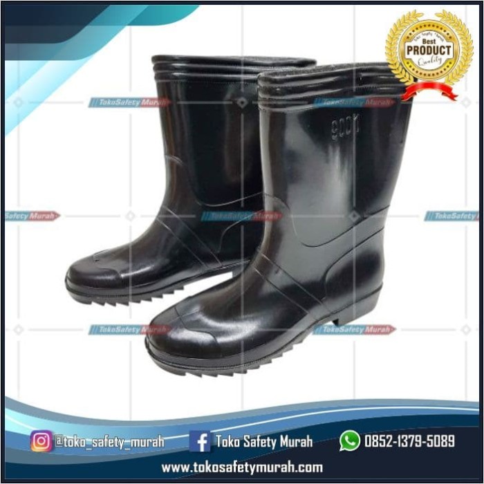 Jual Sepatu  Boot  Kerja Proyek Anti Air Jeep  Murah 