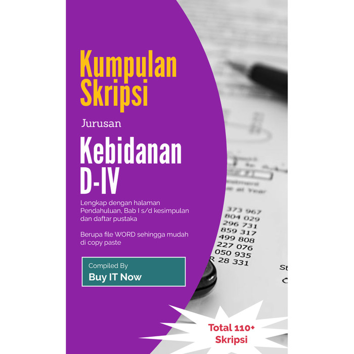 Jual Kumpulan Skripsi Kebidanan D4 Sudah Dalam Bentuk File Word Kab Gianyar Buyit Now Tokopedia