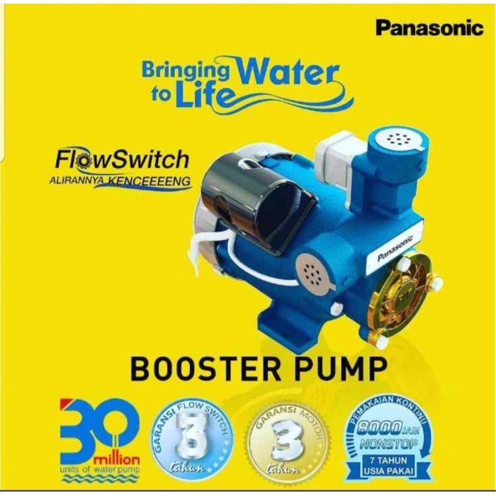 Jual PANASONIC GA 125 FAK booster pump pompa pendorong otomatis flow