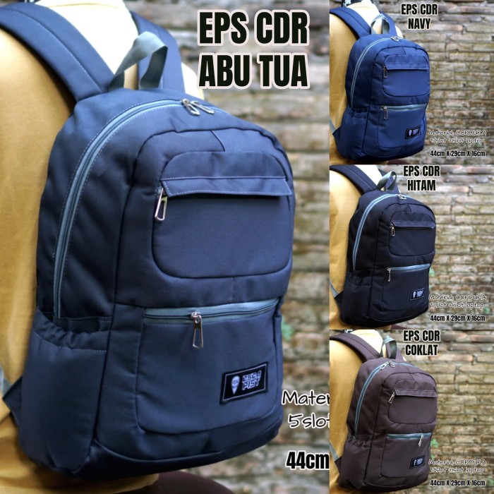 Jual tas ransel laptop sekolah pria gendong eps Kota 