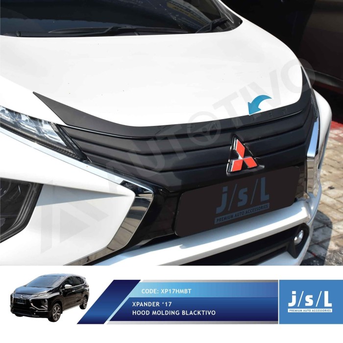 Jual JSL Lis Kap Mesin Mitsubishi Xpander Hood Molding