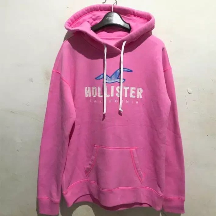 baby pink hollister hoodie