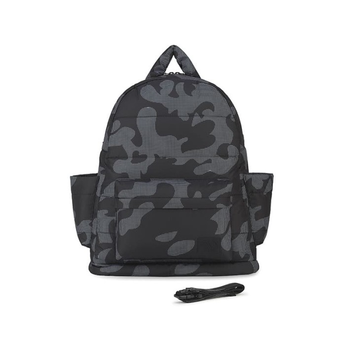 black camo diaper bag