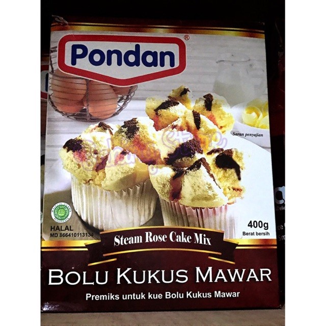 Jual Pondan  Tepung Instan Premiks Bolu  Kukus  Mawar Kota 