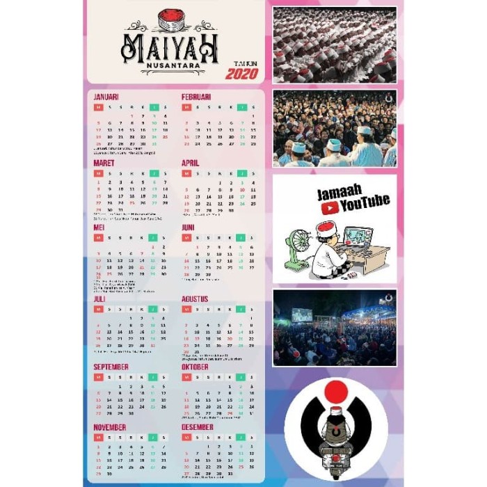 Jual Kalender Dinding 1 Tahunan 12 Bulan 2020 Custom Foto Min Order 100 Kab Banyumas Kreatif Digital Printing Tokopedia