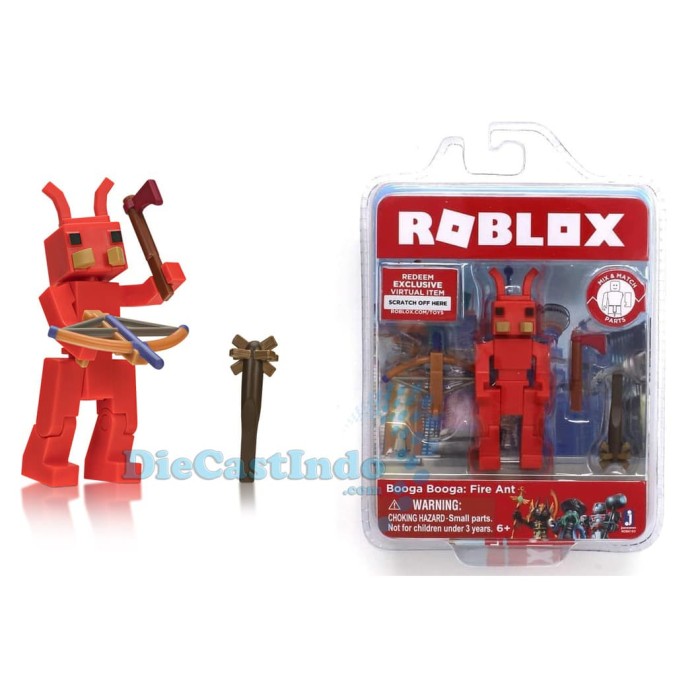 Jual Roblox Core Figures Booga Booga Fire Ant Jakarta Barat - teknikk key card v2 roblox