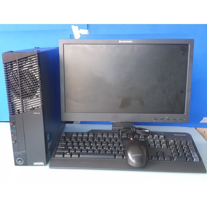 Jual PC LENGKAP LENOVO CORE I5 3470 - LCD 19 INCH - KEY