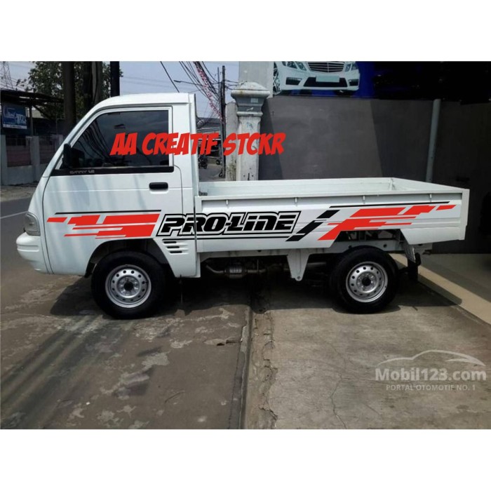 Jual Cutting Sticker Mobil Pick Up Carry Universal Custom Kab