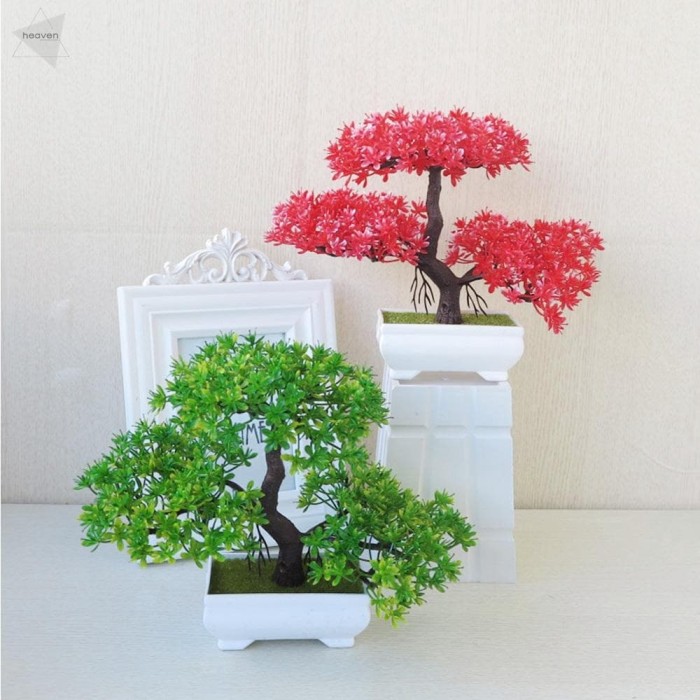 Jual Tanaman Bonsai  Pohon Sintetis Bunga  Daun Artificial 