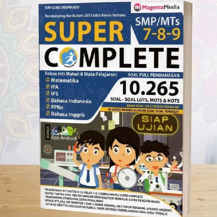 Jual Super Complete Smp Mts Kls 7 8 9 Penunjang Belajar Siap Ujian Jakarta Selatan Raybookstore Tokopedia