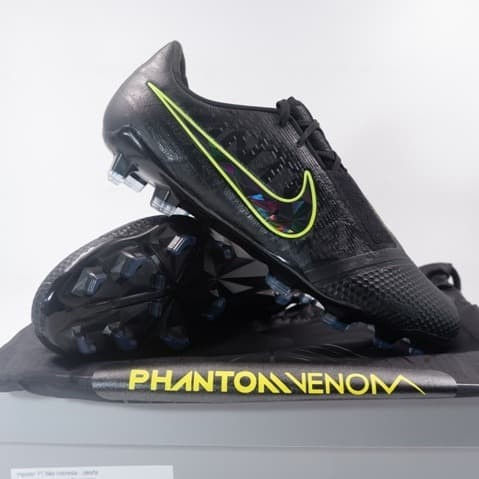 Kids Nike Phantom Venom Elite FG Black Lux Futebol