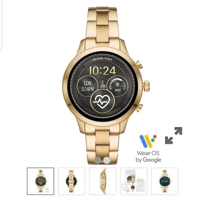 Foto Produk MK Smart watch MKT5045 Gold. Jam Mk Smart watch MKT 5045 Gold dari Laristie