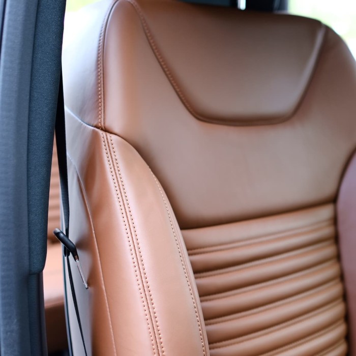jual mercedes benz genuine leather saddle brown seat cover kota tangerang vinnci car leather seat tokopedia