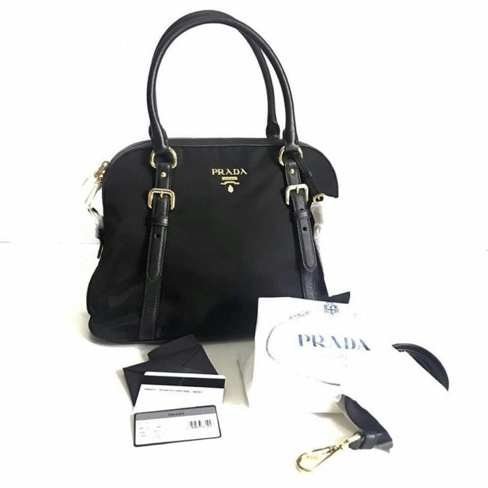 prada bauletto tessuto
