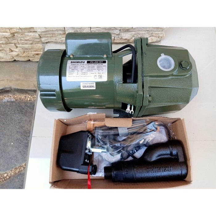 Jual Pompa Air Jet Pump Shimizu Pc 268 Bit Pompa Air Jet Pump Murah Kota Semarang Gjm Teknik Tokopedia