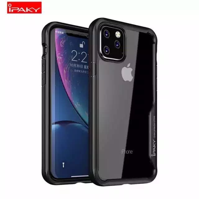 Jual Iphone 11 Pro Case Ipaky Hd Bumper Hard Casing Transparan