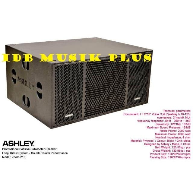 subwoofer ashley 18